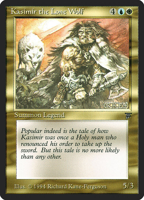 Kasimir the Lone Wolf [Legends] - Evolution TCG