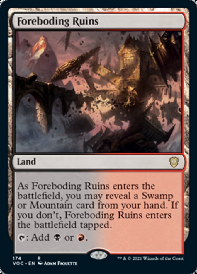 Foreboding Ruins [Innistrad: Crimson Vow Commander] - Evolution TCG
