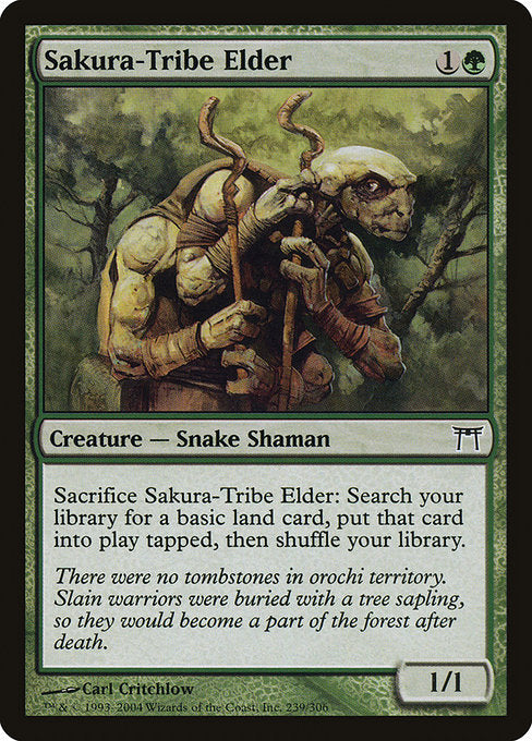 Sakura-Tribe Elder [Champions of Kamigawa] - Evolution TCG