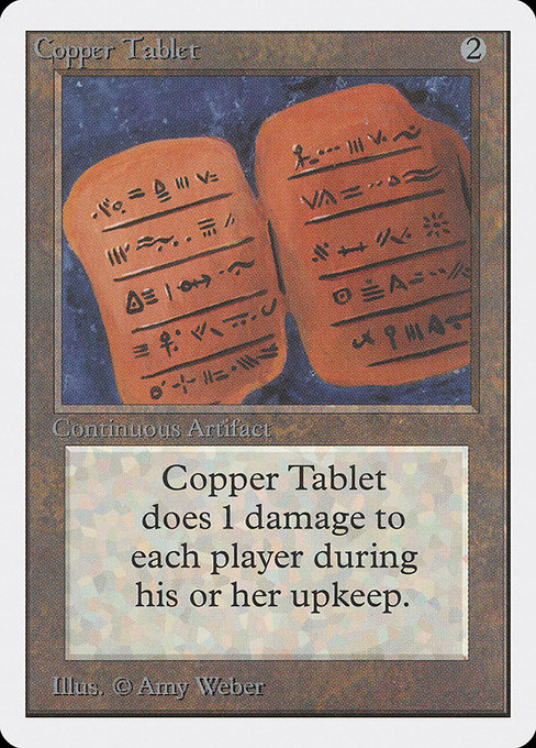 Copper Tablet [Unlimited Edition] - Evolution TCG