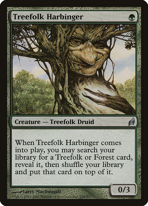 Treefolk Harbinger [Lorwyn] - Evolution TCG