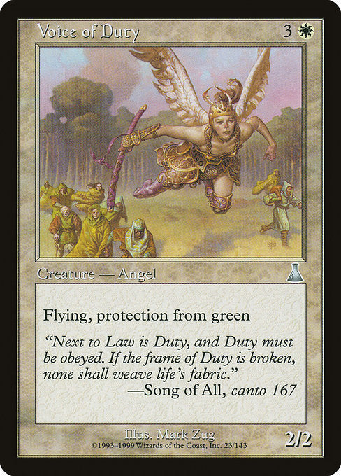 Voice of Duty [Urza's Destiny] - Evolution TCG