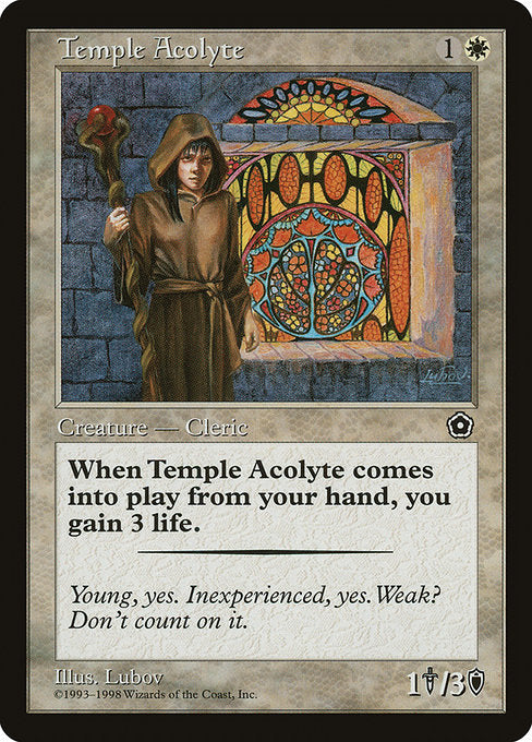 Temple Acolyte [Portal Second Age] - Evolution TCG