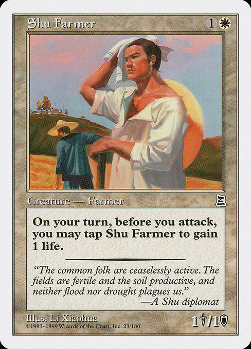 Shu Farmer [Portal Three Kingdoms] - Evolution TCG