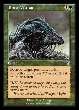 Beast Within (Timeshifted) [Time Spiral Remastered] - Evolution TCG