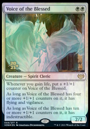 Voice of the Blessed [Innistrad: Crimson Vow Prerelease Promos] - Evolution TCG