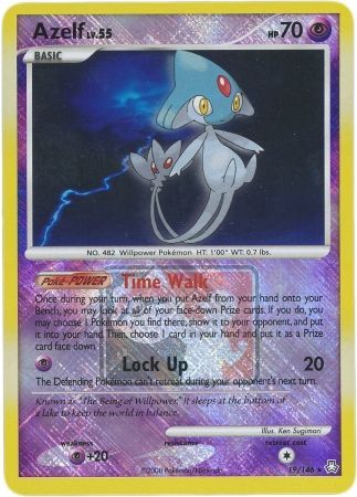 Azelf (19/146) (League Promo) [Diamond & Pearl: Legends Awakened] - Evolution TCG