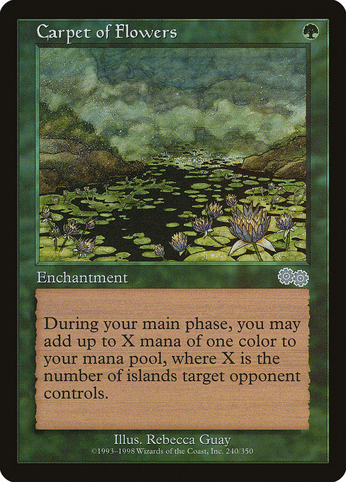 Carpet of Flowers [Urza's Saga] - Evolution TCG