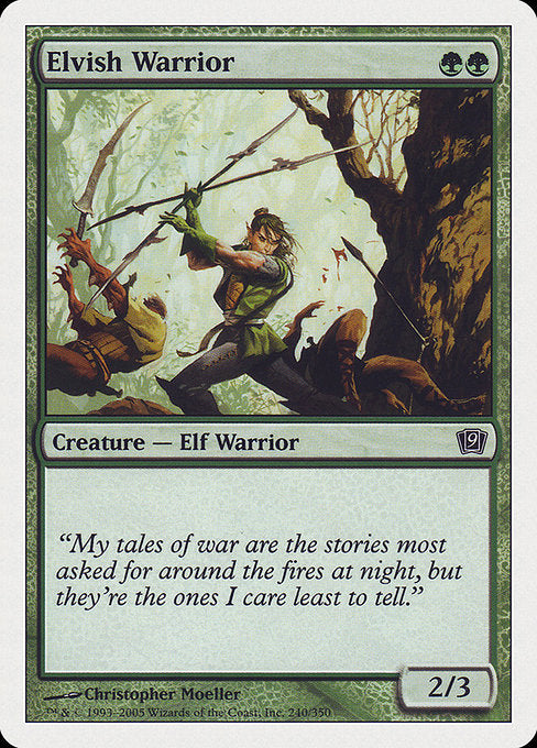 Elvish Warrior [Ninth Edition] - Evolution TCG