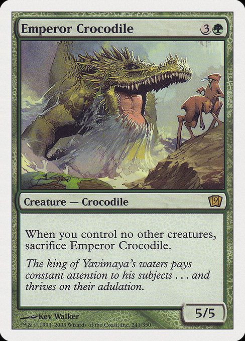 Emperor Crocodile [Ninth Edition] - Evolution TCG