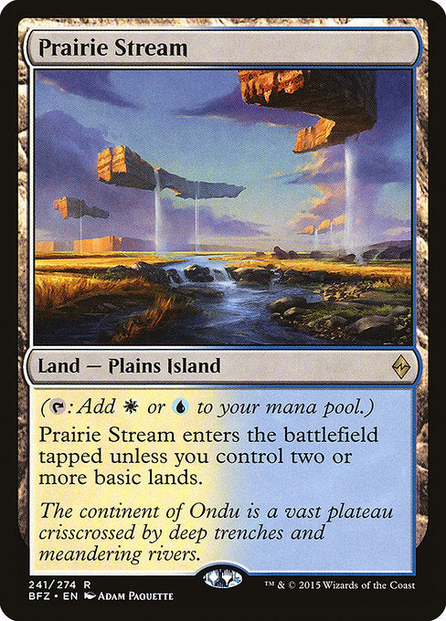 Prairie Stream [Battle for Zendikar] - Evolution TCG