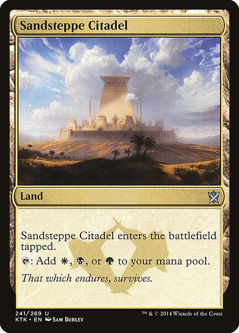 Sandsteppe Citadel [Khans of Tarkir] - Evolution TCG