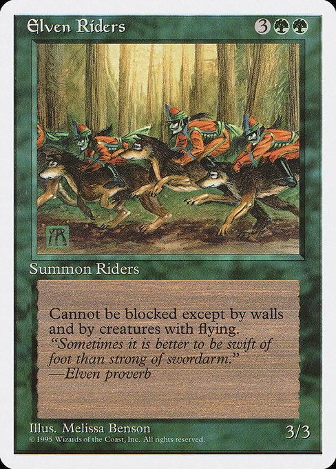 Elven Riders [Fourth Edition] - Evolution TCG