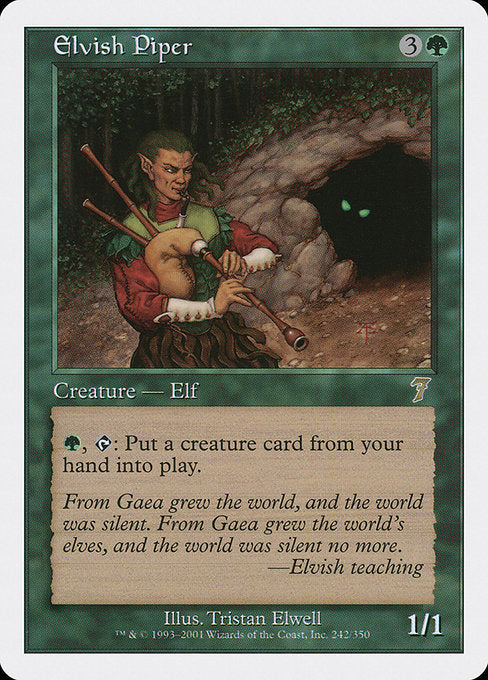 Elvish Piper [Seventh Edition] - Evolution TCG