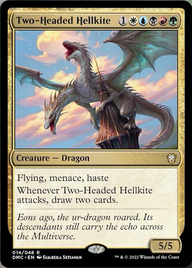 Two-Headed Hellkite [Dominaria United Commander] - Evolution TCG