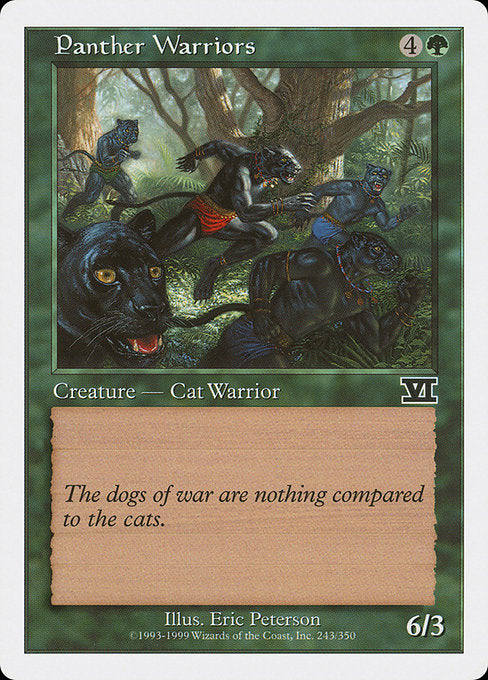 Panther Warriors [Classic Sixth Edition] - Evolution TCG