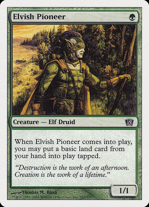 Elvish Pioneer [Eighth Edition] - Evolution TCG