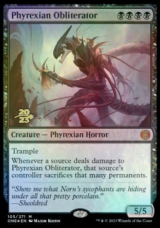 Phyrexian Obliterator [Phyrexia: All Will Be One Prerelease Promos] - Evolution TCG