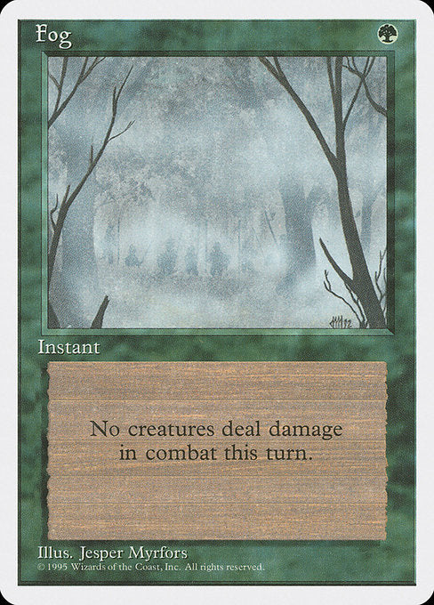 Fog [Fourth Edition] - Evolution TCG