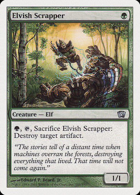 Elvish Scrapper [Eighth Edition] - Evolution TCG