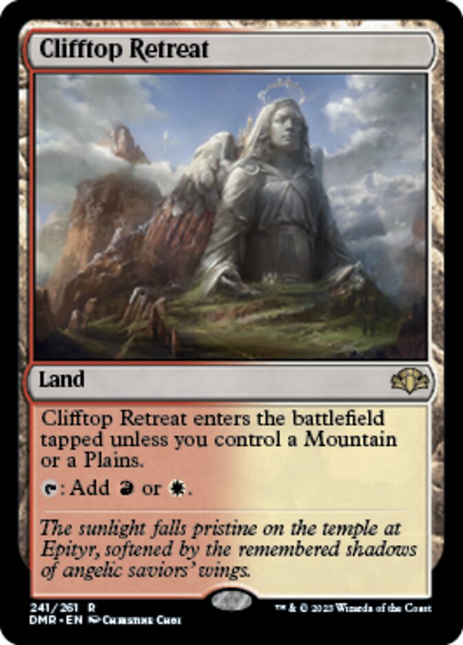Clifftop Retreat [Dominaria Remastered] - Evolution TCG