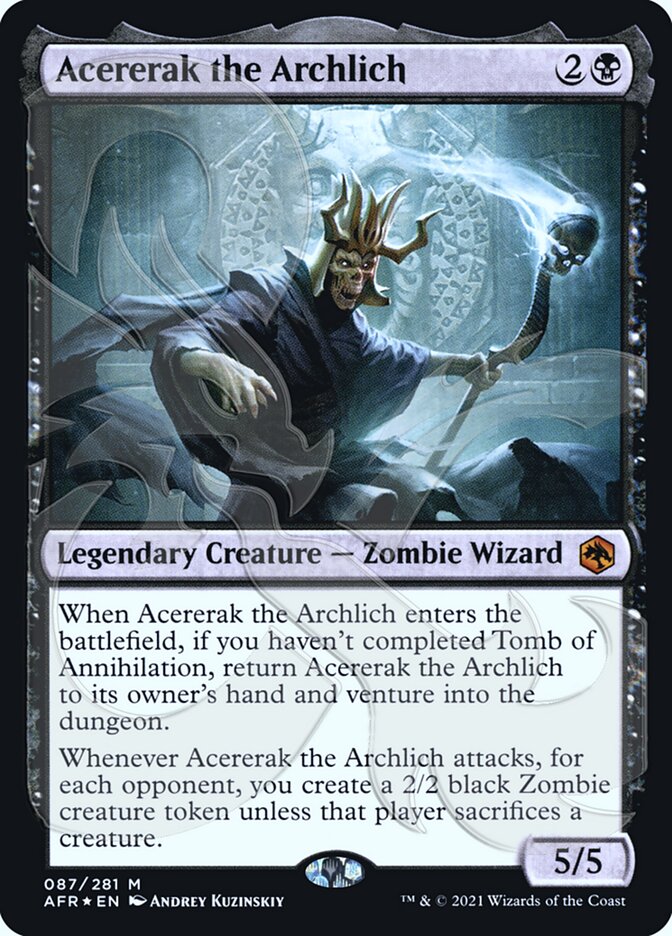 Acererak the Archlich (Ampersand Promo) [Dungeons & Dragons: Adventures in the Forgotten Realms Promos] - Evolution TCG