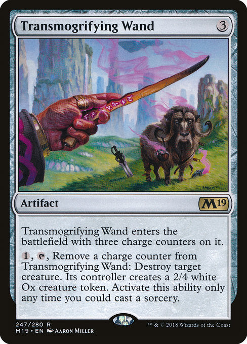 Transmogrifying Wand [Core Set 2019] - Evolution TCG