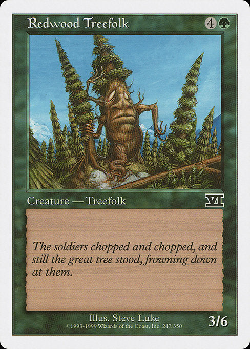 Redwood Treefolk [Classic Sixth Edition] - Evolution TCG