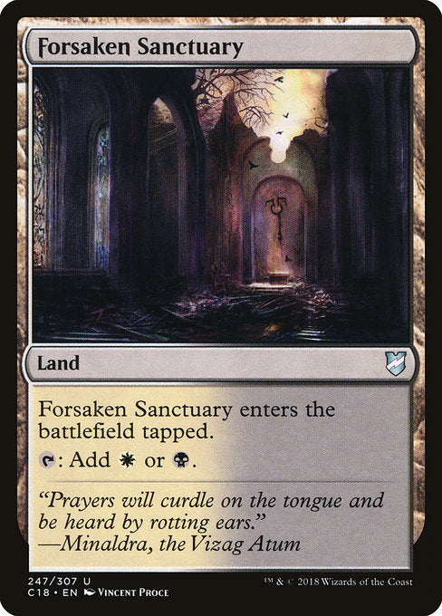 Forsaken Sanctuary [Commander 2018] - Evolution TCG