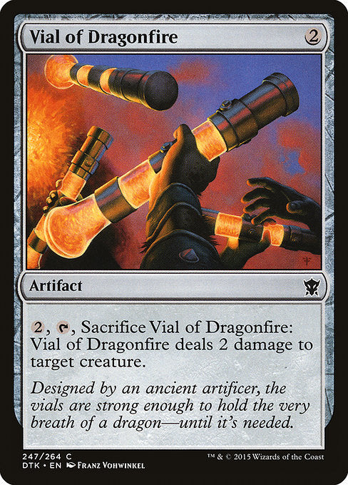 Vial of Dragonfire [Dragons of Tarkir] - Evolution TCG