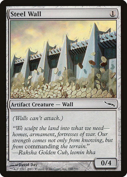 Steel Wall [Mirrodin] - Evolution TCG