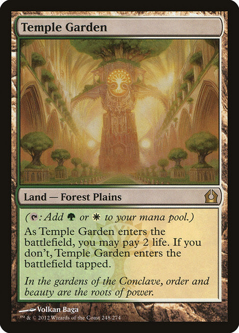 Temple Garden [Return to Ravnica] - Evolution TCG