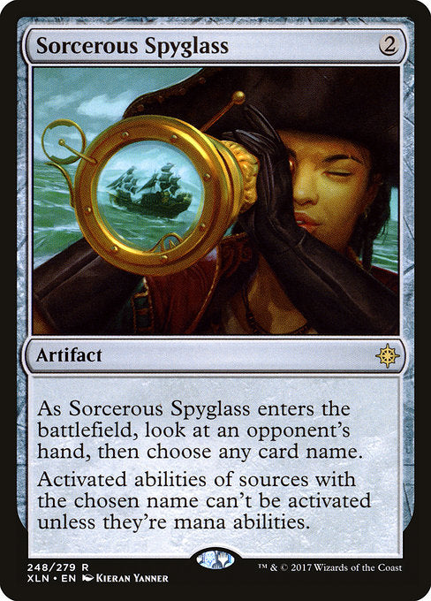 Sorcerous Spyglass [Ixalan] - Evolution TCG