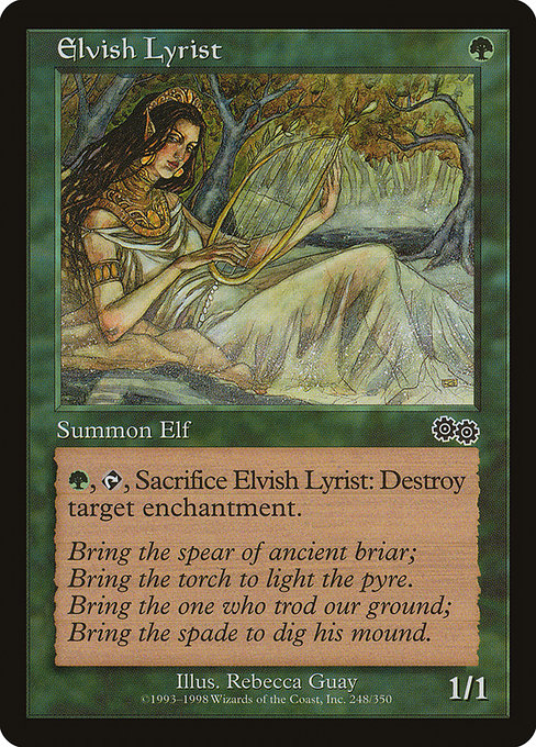 Elvish Lyrist [Urza's Saga] - Evolution TCG