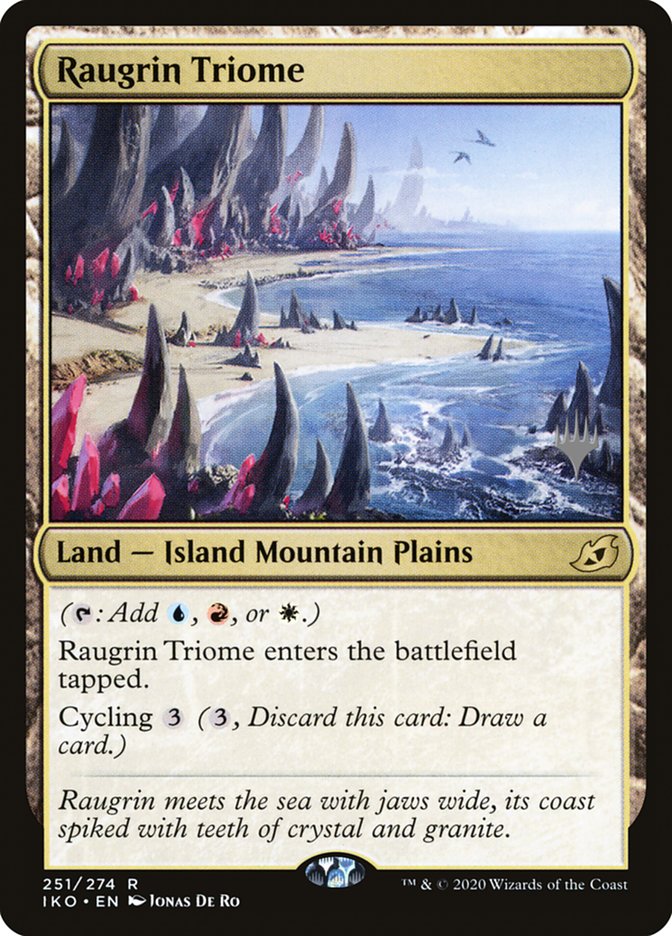 Raugrin Triome (Promo Pack) [Ikoria: Lair of Behemoths Promos] - Evolution TCG