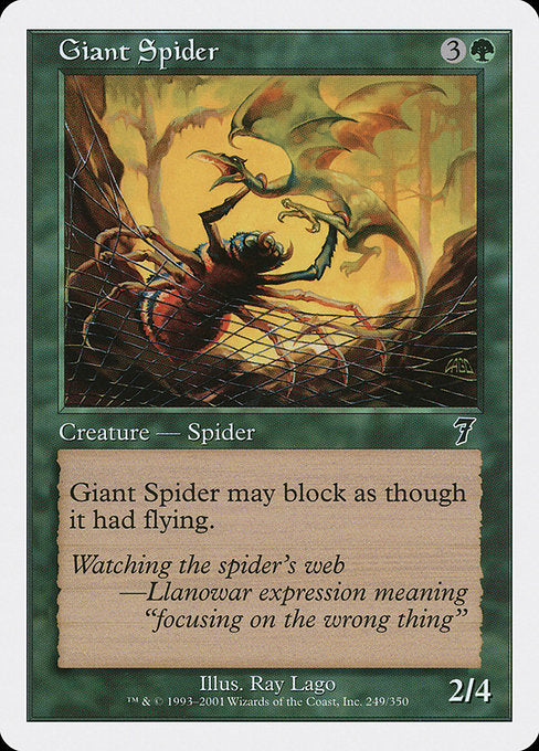 Giant Spider [Seventh Edition] - Evolution TCG