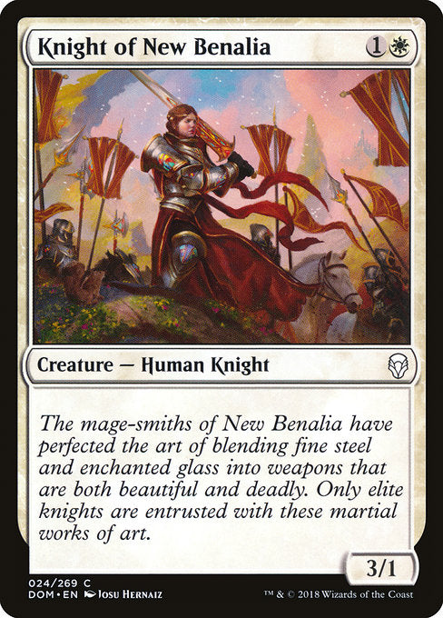 Knight of New Benalia [Dominaria] - Evolution TCG