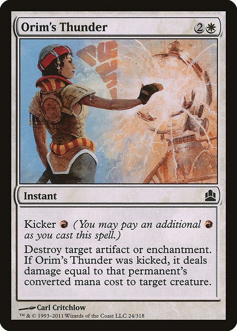 Orim's Thunder [Commander 2011] - Evolution TCG