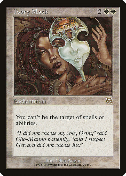 Ivory Mask [Mercadian Masques] - Evolution TCG