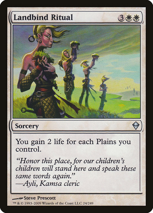 Landbind Ritual [Zendikar] - Evolution TCG | Evolution TCG