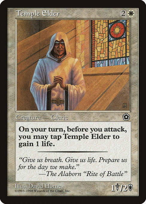 Temple Elder [Portal Second Age] - Evolution TCG