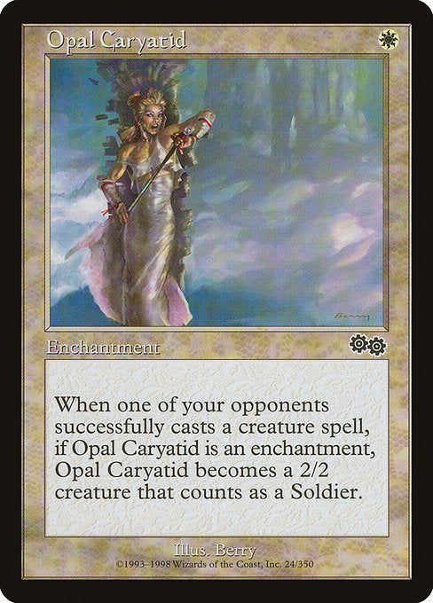 Opal Caryatid [Urza's Saga] - Evolution TCG