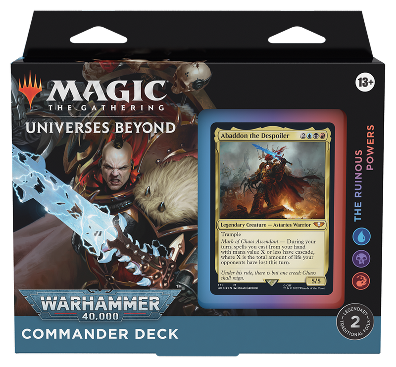 Warhammer 40,000 - Commander Deck (The Ruinous Powers) - Evolution TCG