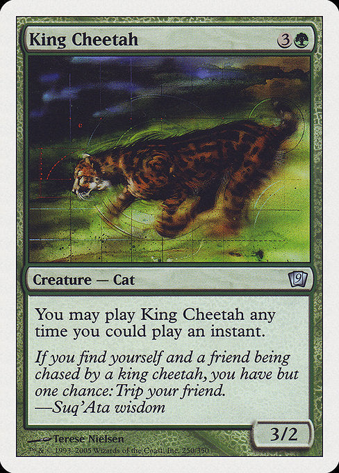 King Cheetah [Ninth Edition] - Evolution TCG