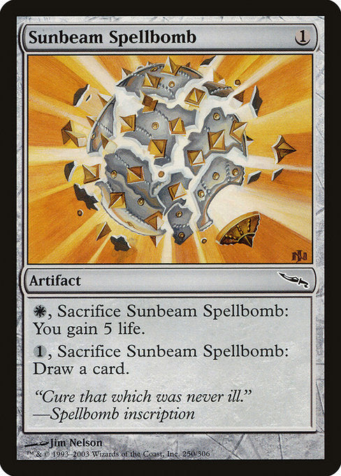 Sunbeam Spellbomb [Mirrodin] - Evolution TCG