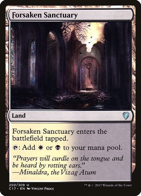 Forsaken Sanctuary [Commander 2017] - Evolution TCG