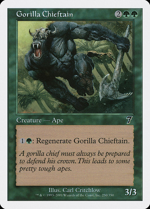 Gorilla Chieftain [Seventh Edition] - Evolution TCG