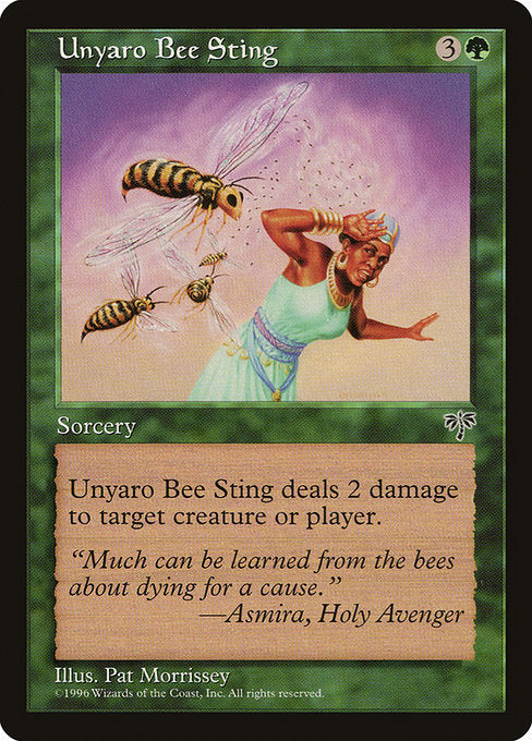 Unyaro Bee Sting [Mirage] - Evolution TCG