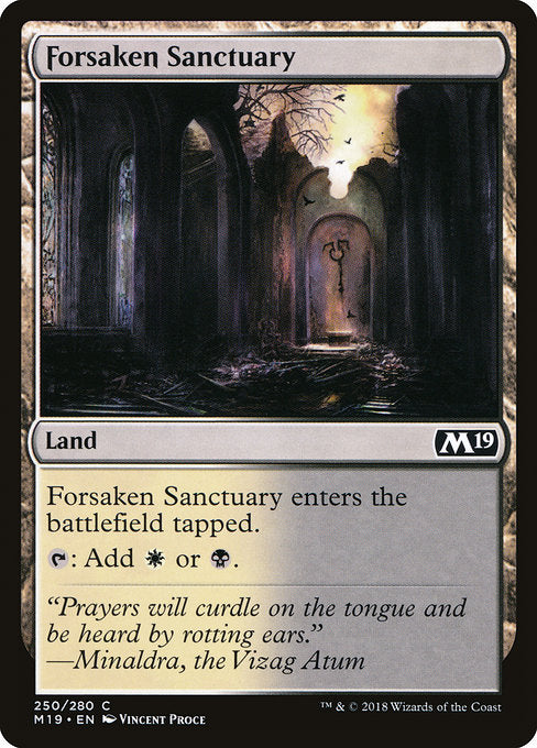 Forsaken Sanctuary [Core Set 2019] - Evolution TCG