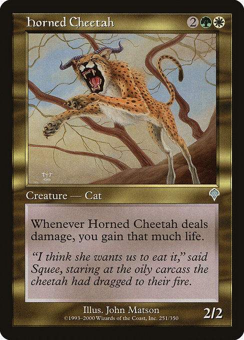 Horned Cheetah [Invasion] - Evolution TCG